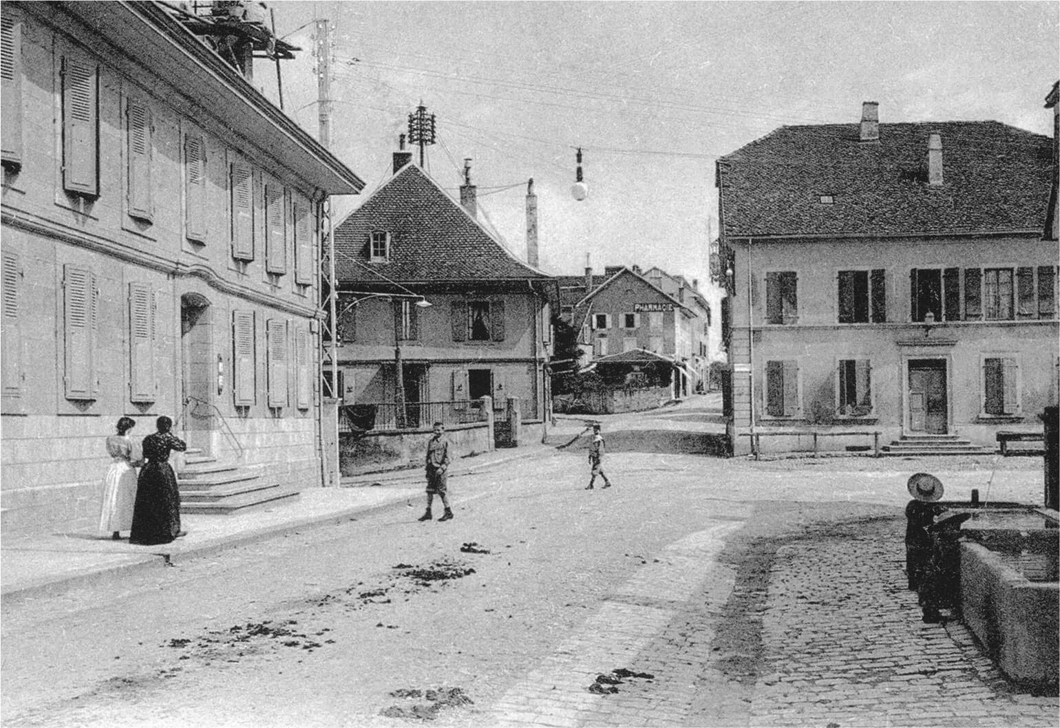 Le Gros-de-Vaud, hier.